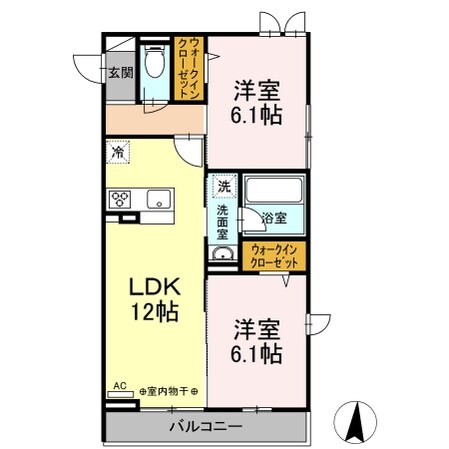 セジュール鳥井戸の物件間取画像